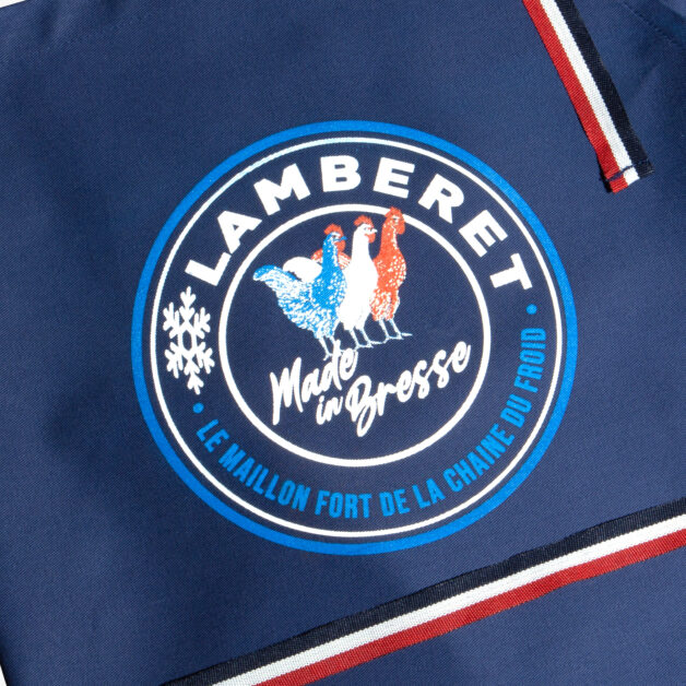 Tablier bleu 100% coton – Image 2