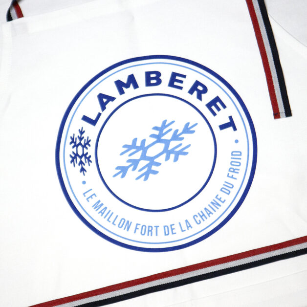 Tablier blanc 100% coton – Image 2