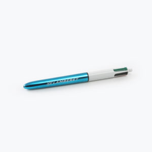 Stylo Bille Bic 4 couleurs Bleu Electrique