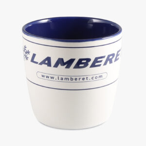 Mug bleu et blanc